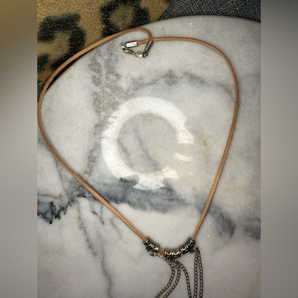 handmade turquoise & feather’s necklace - bundle.with.me.jewerly:)) - - Picture 4 of 5
